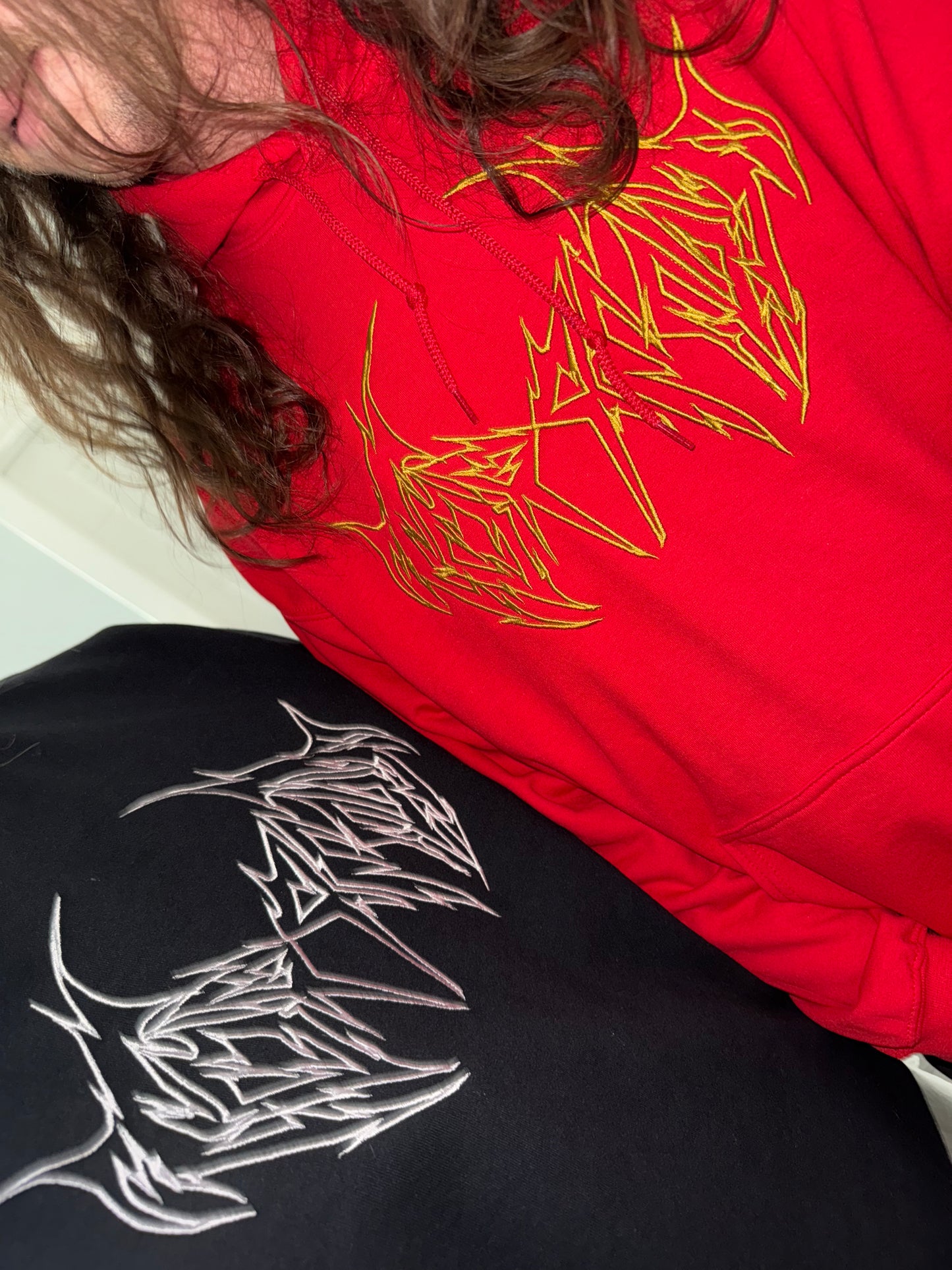TorrenT Red/Gold Embroidered Logo Hoodie