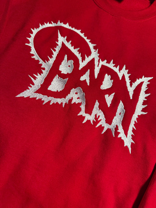 BARN Red/White Crewneck