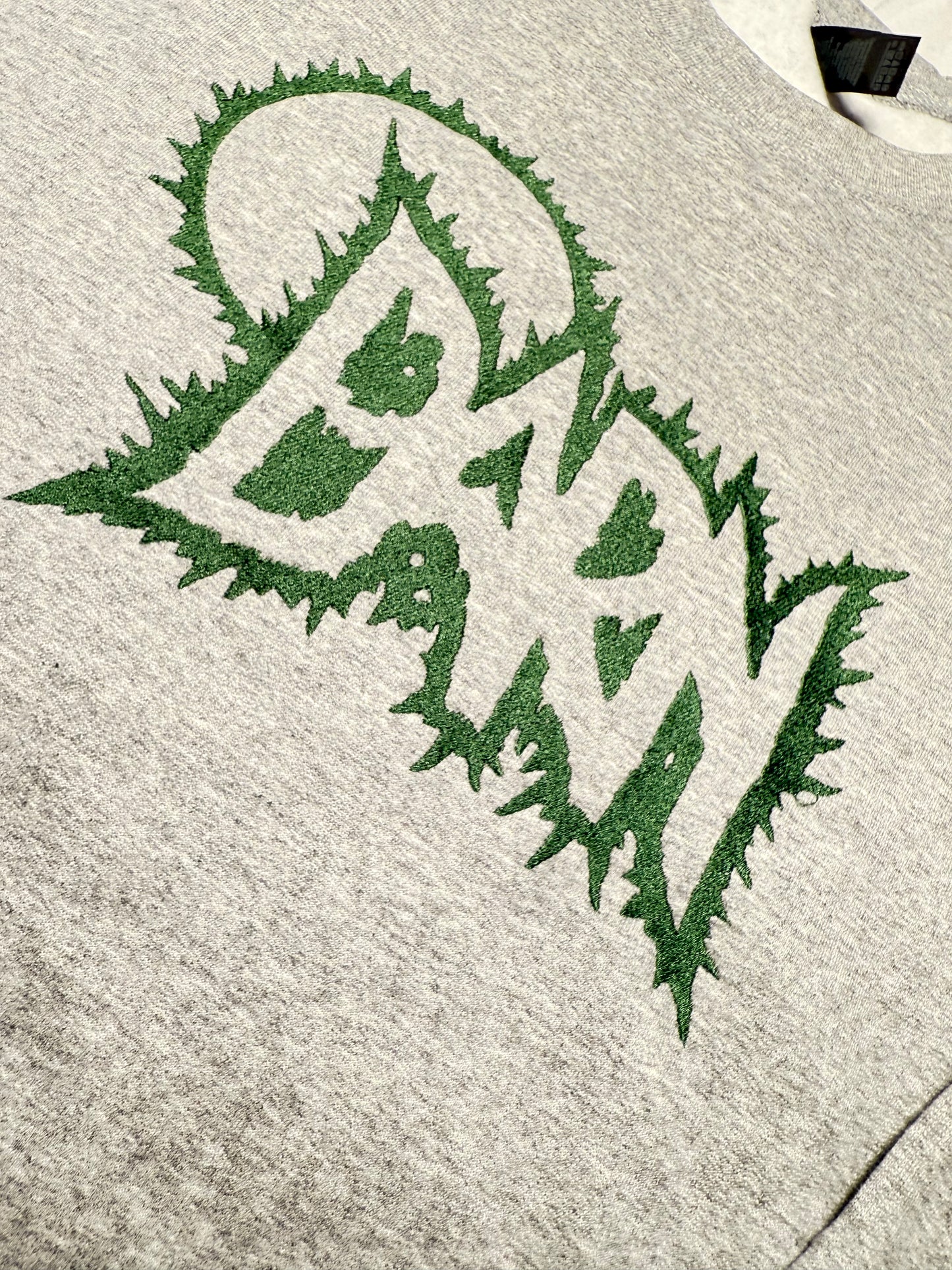 BARN Gray/Green Crewneck