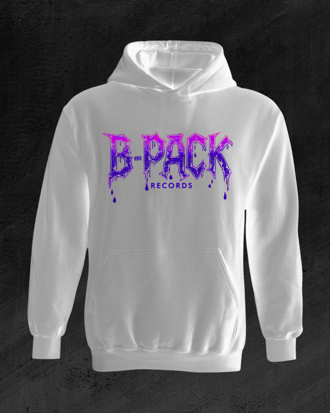 B-pack White Hoodie