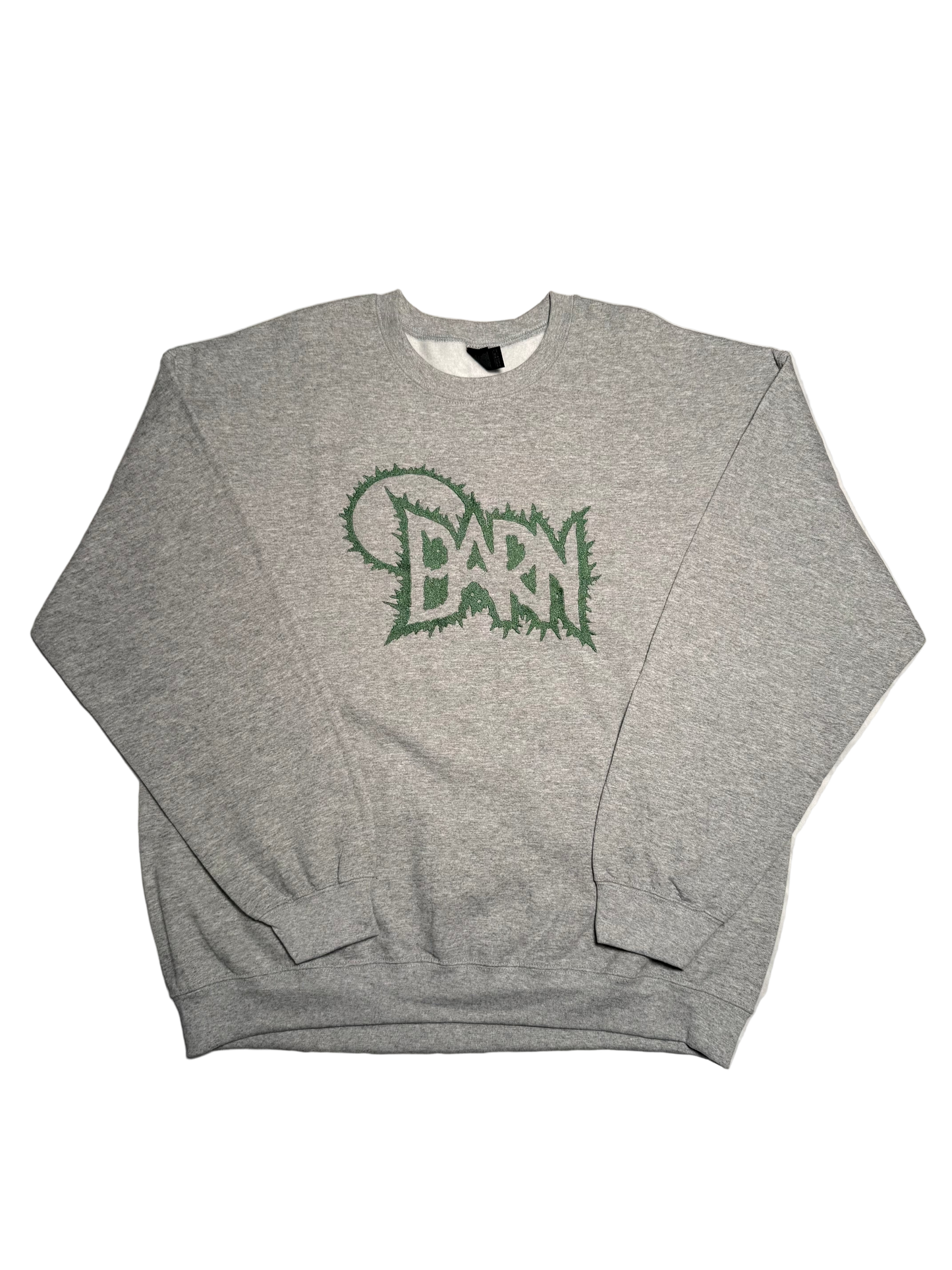 BARN Gray/Green Crewneck