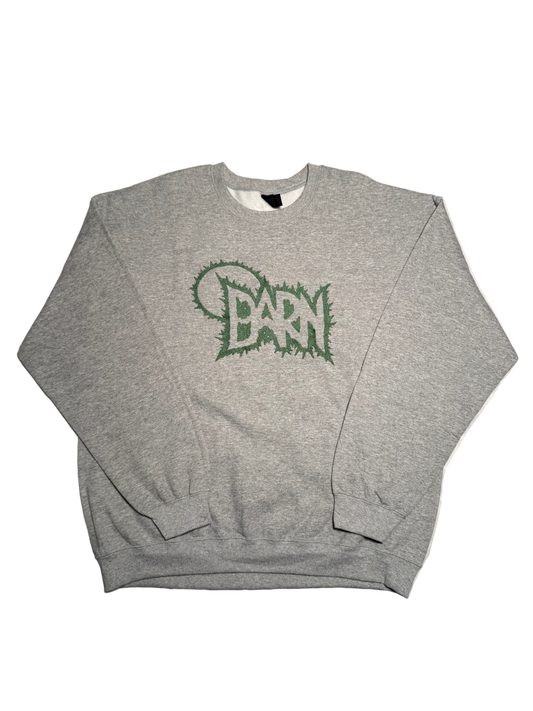 BARN Gray/Green Crewneck
