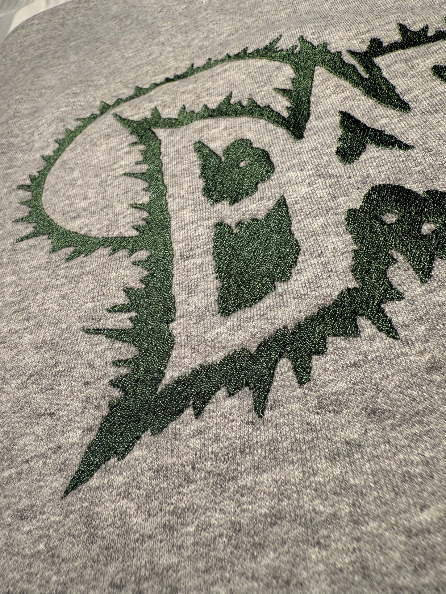 BARN Gray/Green Crewneck