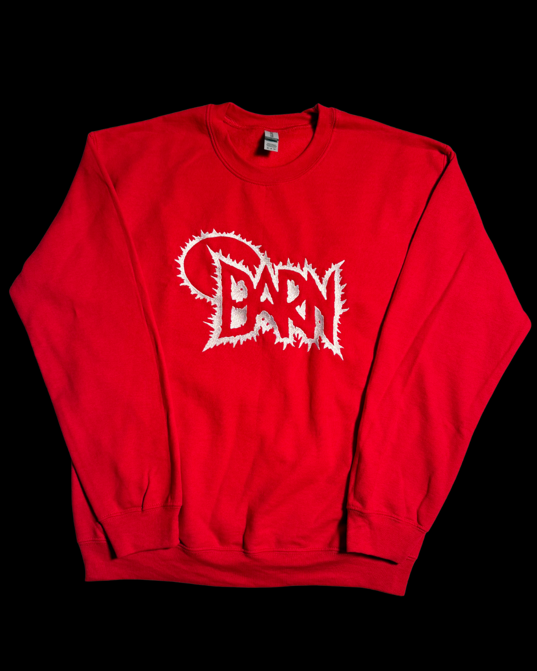 BARN Red/White Crewneck