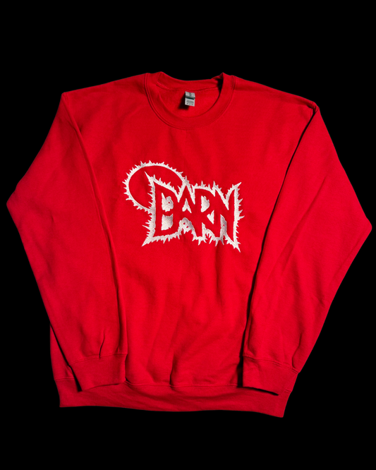 BARN Red/White Crewneck